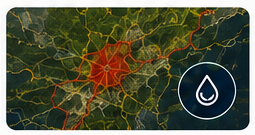 Vista del aplicativo de fracking